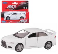Welly Машинка Mitsubishi Lancer EVO X металл 43655W белый