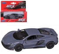 Welly Машинка McLaren 675LT Coupe 43757W-GR серый
