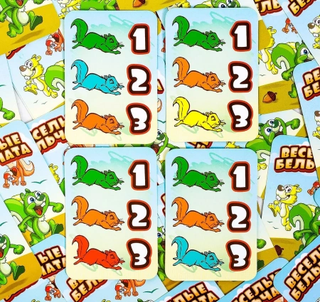 Лас Играс Настольная игра  Веселые бельчата
